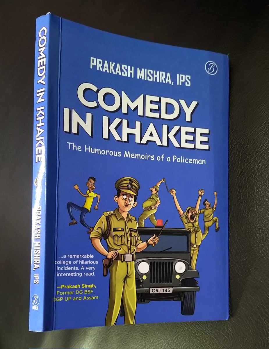 Tarang Sinha (@tarangsinha) on Twitter photo New book on my shelf! 'Comedy in Khakee' by Shri <a href="/PrakashMishra_1/">Prakash Mishra</a> (former DGP, CRPF). Published by <a href="/Srishtipub/">Srishti Publishers</a>
Looking forward to reading this witty, humorous book. New book on my shelf! 'Comedy in Khakee' by Shri <a href="/PrakashMishra_1/">Prakash Mishra</a> (former DGP, CRPF). Published by <a href="/Srishtipub/">Srishti Publishers</a>
Looking forward to reading this witty, humorous book.