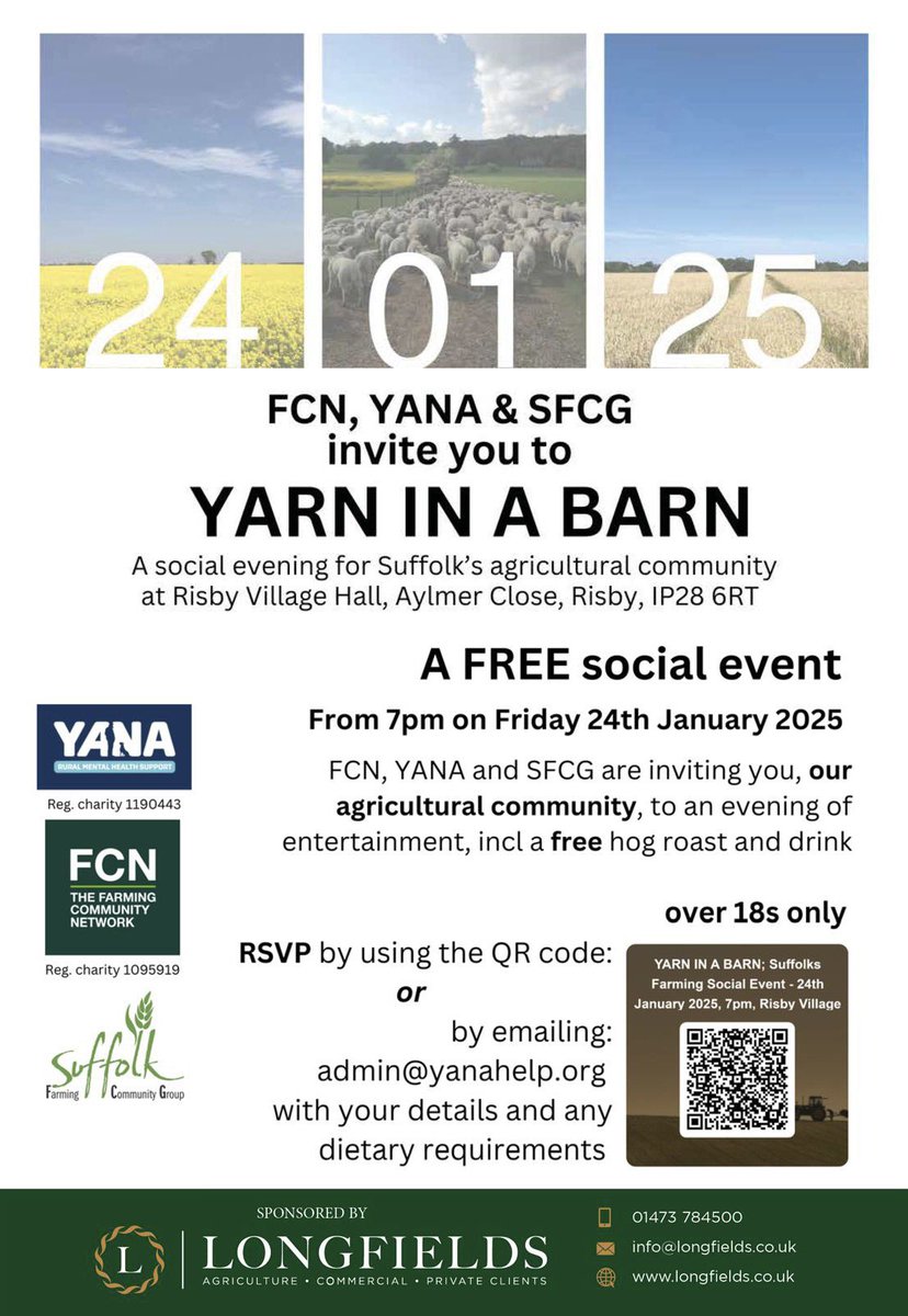 Hope you can make it? 🚜🌾 #yana #fcn #agriculture #farming #longfields