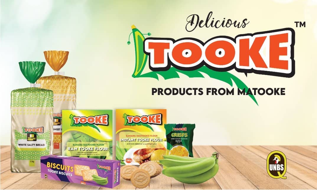 Raw Tooke Flour: Ideal for cooking and baking with a healthy twist.

Instant Tooke Flour: Quick and easy to prepare for a wholesome meal.

Tooke Bread: Available in White Salty and Sweet, perfect for breakfast or tea.

Tooke Biscuits: A delicious snack for any time.