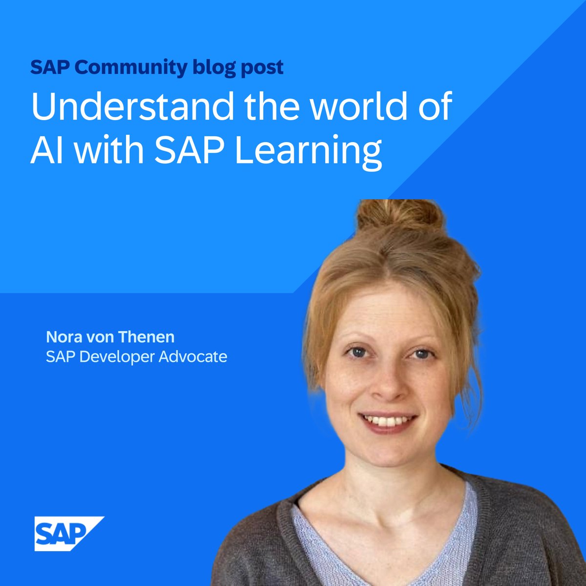 kpiyush's tweet photo. Explore how AI can transform businesses and empower professionals. From machine learning basics to real-world applications, gain the skills you need to thrive in the future of tech. 💻 Discover more in this insightful blog by SAP Developer Advocate Nora: https://t.co/ySDnvuOiiY https://t.co/dKC68offUa