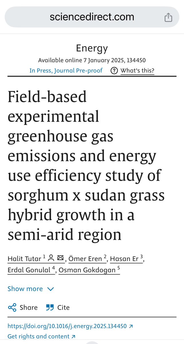 2025 yılına Q1 çeyreklikte bulunan, impact faktörü yüksek ve alanında seçkin bir dergi olan ENERGY dergisinde makalemizin online baskısıyla başladık.
