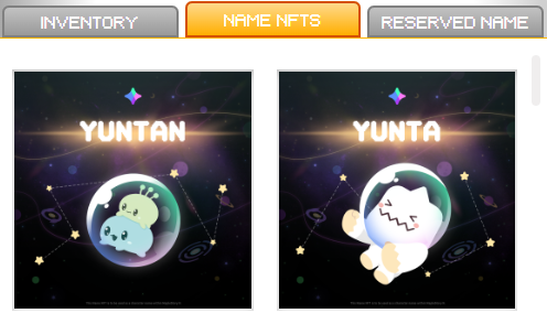 YU_NFT_A's tweet photo. メインキャラのMake Special Nameはやってあったけど、サブキャラの名前は作ってなかった(ノ□`●)照
むしろ存在すら忘れていたzzzz
#メイプルストーリーN #MapleStoryN
#MSUGearedUp @MapleStoryU https://t.co/8S8EH6kAkt