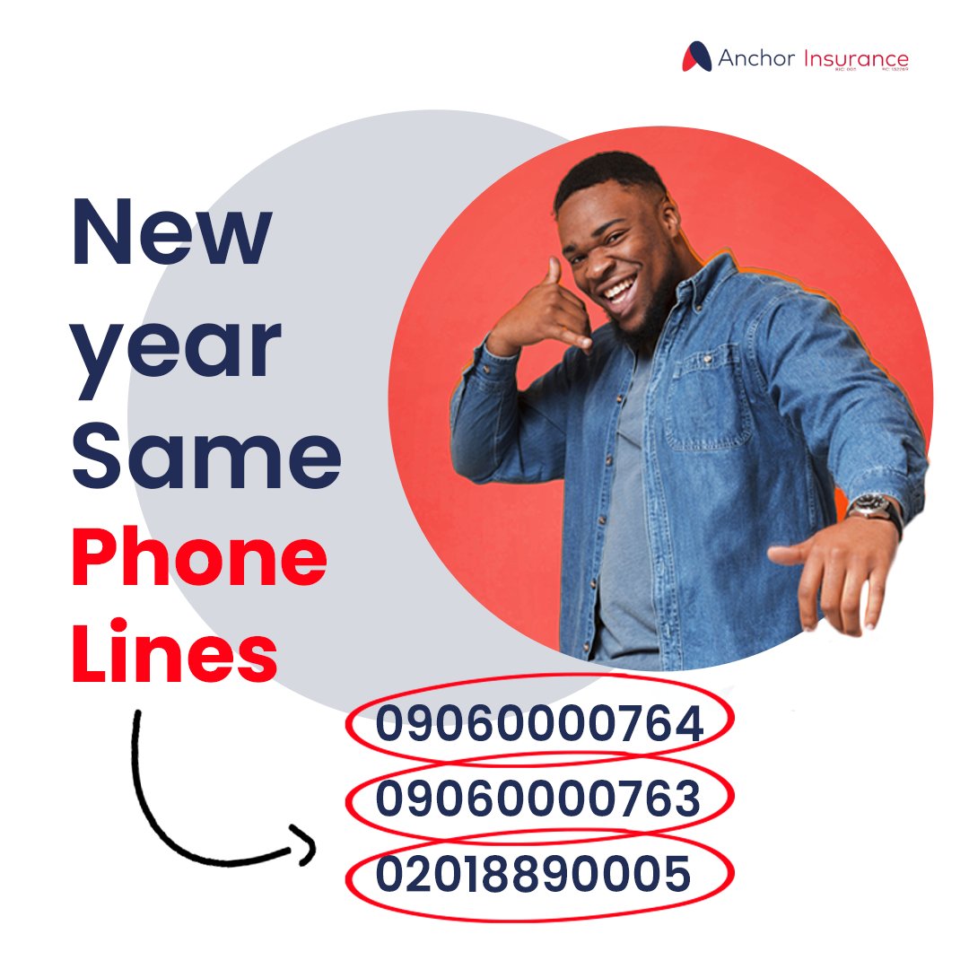 InsuredByAnchor's tweet image. Wea are Anchor Insurance Company Limited and we&apos;re here to serve.