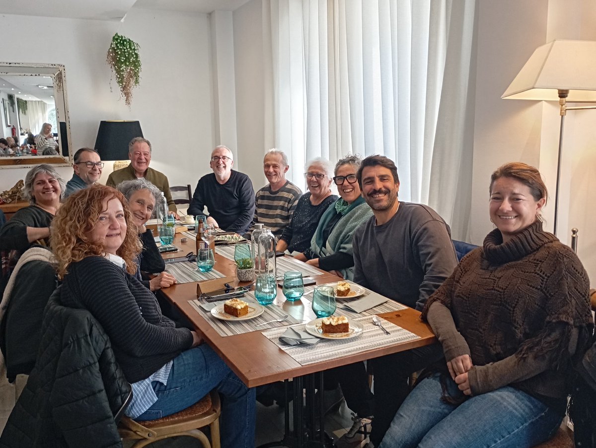 Dinar de comiat a Antoni Aguiló, que es jubila després d'una llarga trajectòria dedicada a l'economia social i solidària des de Menorca, primer des de <a href="/sancrispincoop/">Coop San Crispin</a> i en els darrers anys des de <a href="/MestralESS/">Mestral Economia Social i Solidària</a>  
Agraïm la teva dedicació i et desitjam el millor en aquesta nova etapa