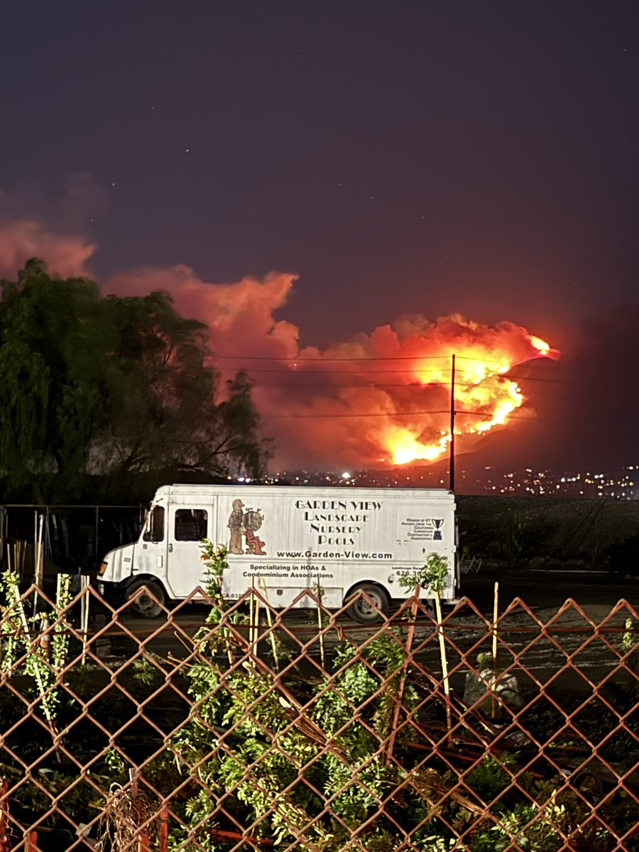 stuartpalley's tweet image. #eatonfire from the 605 and 210
