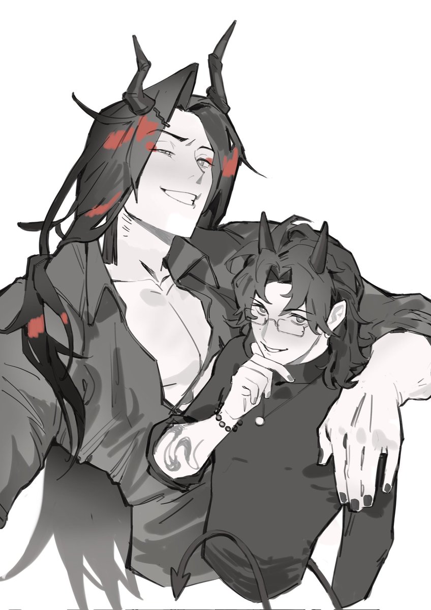 👹+😈

🎨: <a href="/fancygoatee/">waqi</a> 
#kindraw #Akurylic