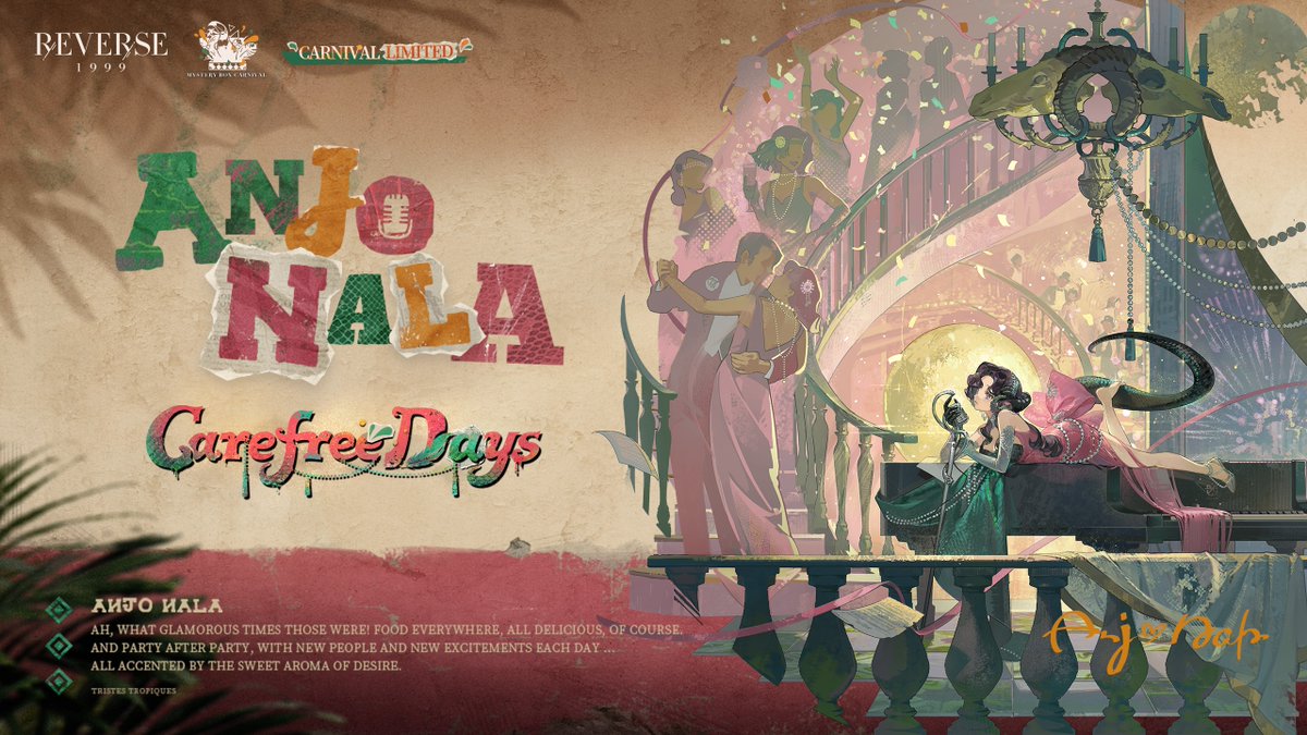 You destroyed the cursed toy, 
ended this dark circle. Freed from her shackles, Nala returns to her carefree past, embraced by sweet, peaceful dreams.

End: 
Carefree Days
#BoundwithAnjoNala <a href="/Reverse1999_GL/">Reverse: 1999 | Version 3.1 Available Now</a>

x.com/Reverse1999_GL…