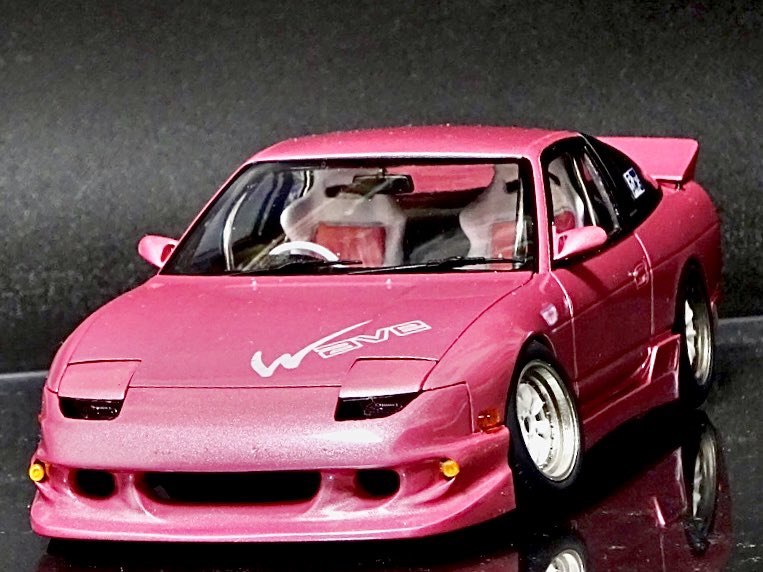 というわけで急いで完成！ アオシマ1/24改 B-WAVE 180SX Version Ⅲ
