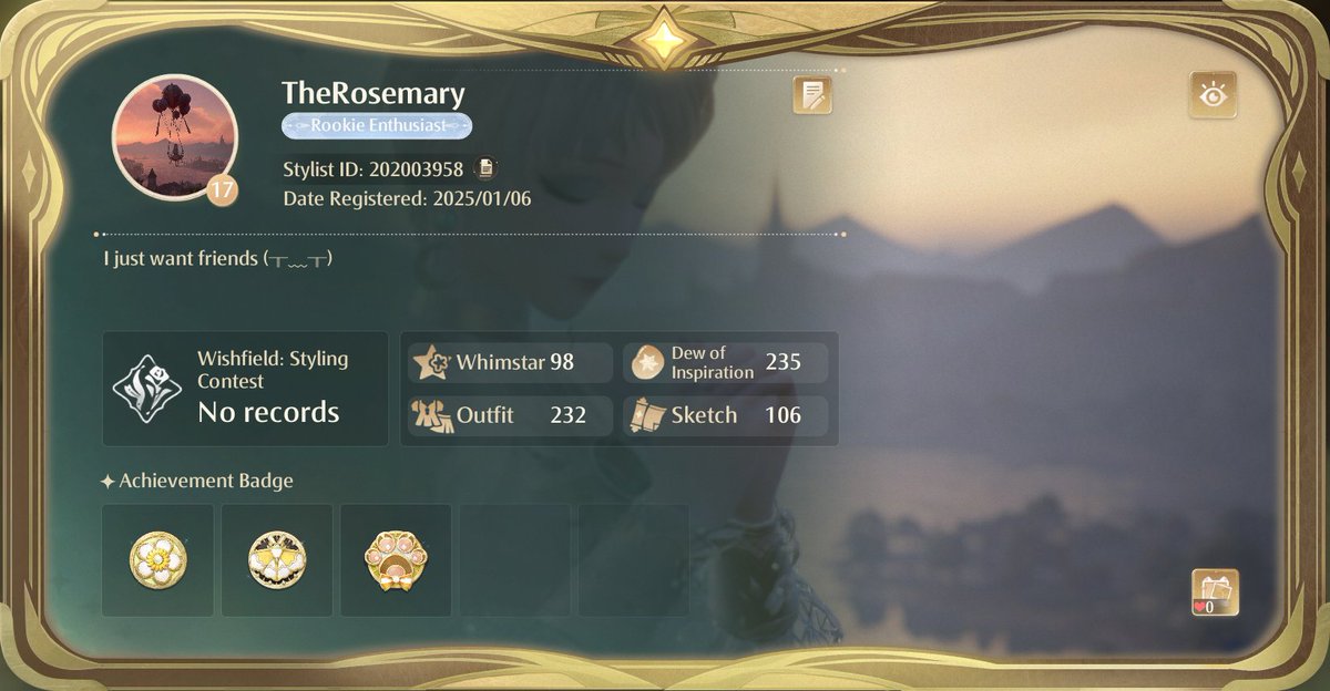 LagDodo's tweet photo. I don't have any friends who play the game. I am in Europe server. Please add me (つ╥﹏╥)つ
My Friend Code 2wNxgNNC (expires on 2025-01-11).
Reply if you anyone needs another code!!
#InfinityNikki  #infinitynikkitwt https://t.co/Xe0uMyfj8o