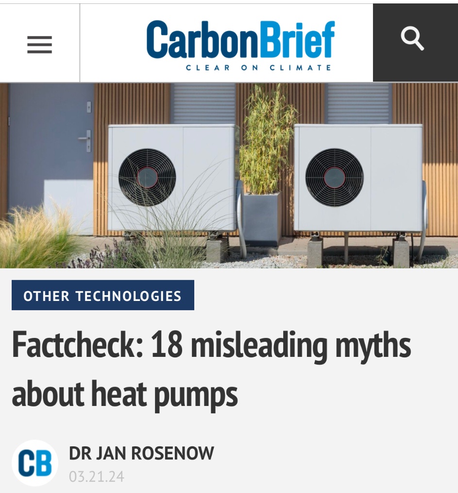 Jan Rosenow (@janrosenow) on Twitter photo Myths and outright nonsense about heat pumps continue to get spread through traditional and social media. Read my comprehensive heat pump myth buster for <a href="/CarbonBrief/">Carbon Brief</a>
carbonbrief.org/factcheck-18-m… Myths and outright nonsense about heat pumps continue to get spread through traditional and social media. Read my comprehensive heat pump myth buster for <a href="/CarbonBrief/">Carbon Brief</a>
carbonbrief.org/factcheck-18-m…