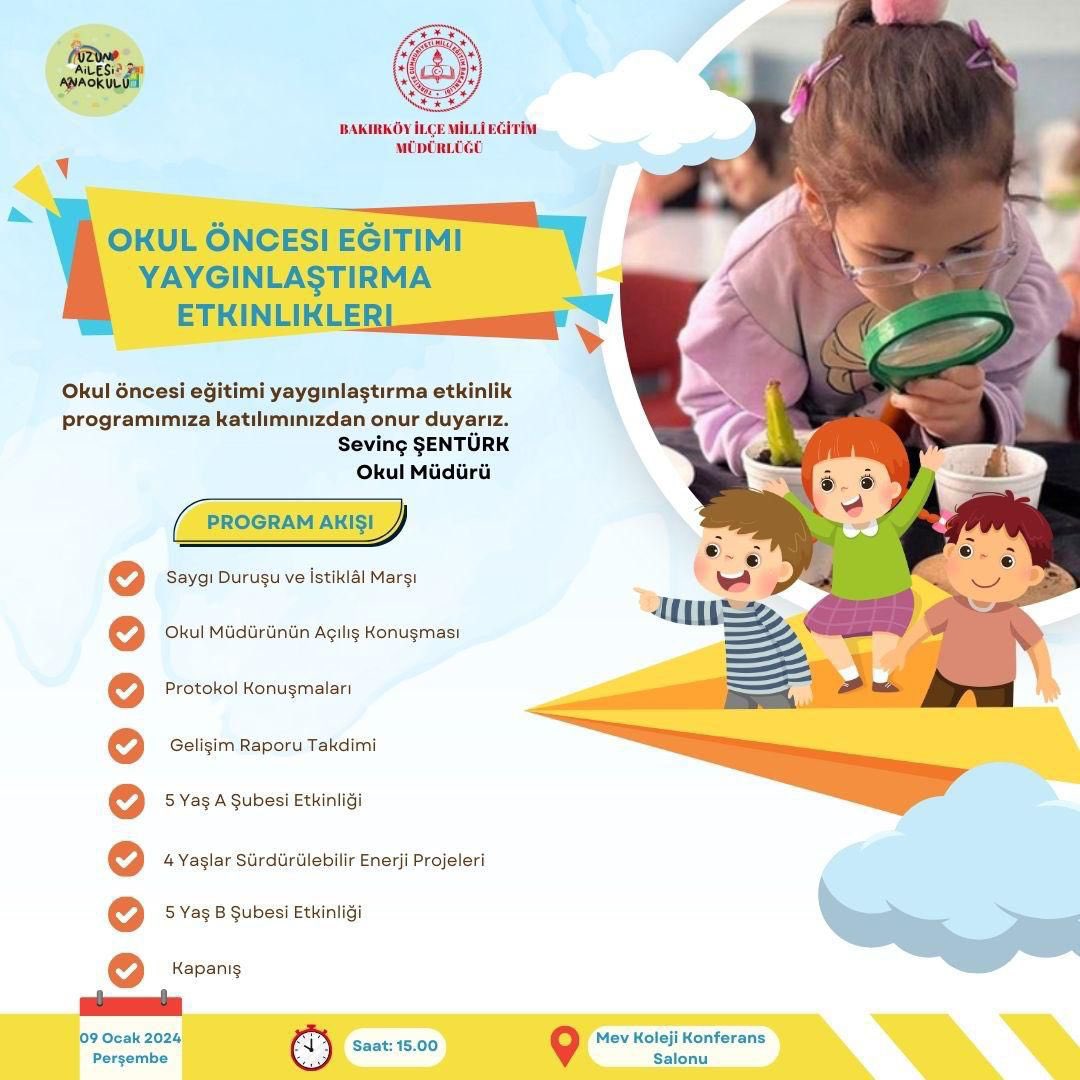 Okulumuz 2024-2025 Eğitim Öğretim yılı 1.dönem kapanış programımıza katılmanızdan onur duyarız 
<a href="/tcmeb/">Millî Eğitim Bakanlığı</a> <a href="/imemtemelegitim/">İstanbul İl MEM Temel Eğitim Şubesi</a> <a href="/okuloncesi34MEM/">İstanbul MEM Okulöncesi</a> <a href="/BakirkoyMEM/">Bakırköy İlçe Millî Eğitim Müdürlüğü</a> <a href="/karzuoglu/">Kürşat ARZUOĞLU</a> <a href="/SevncSenturk/">Sevinç ŞENTÜRK</a>