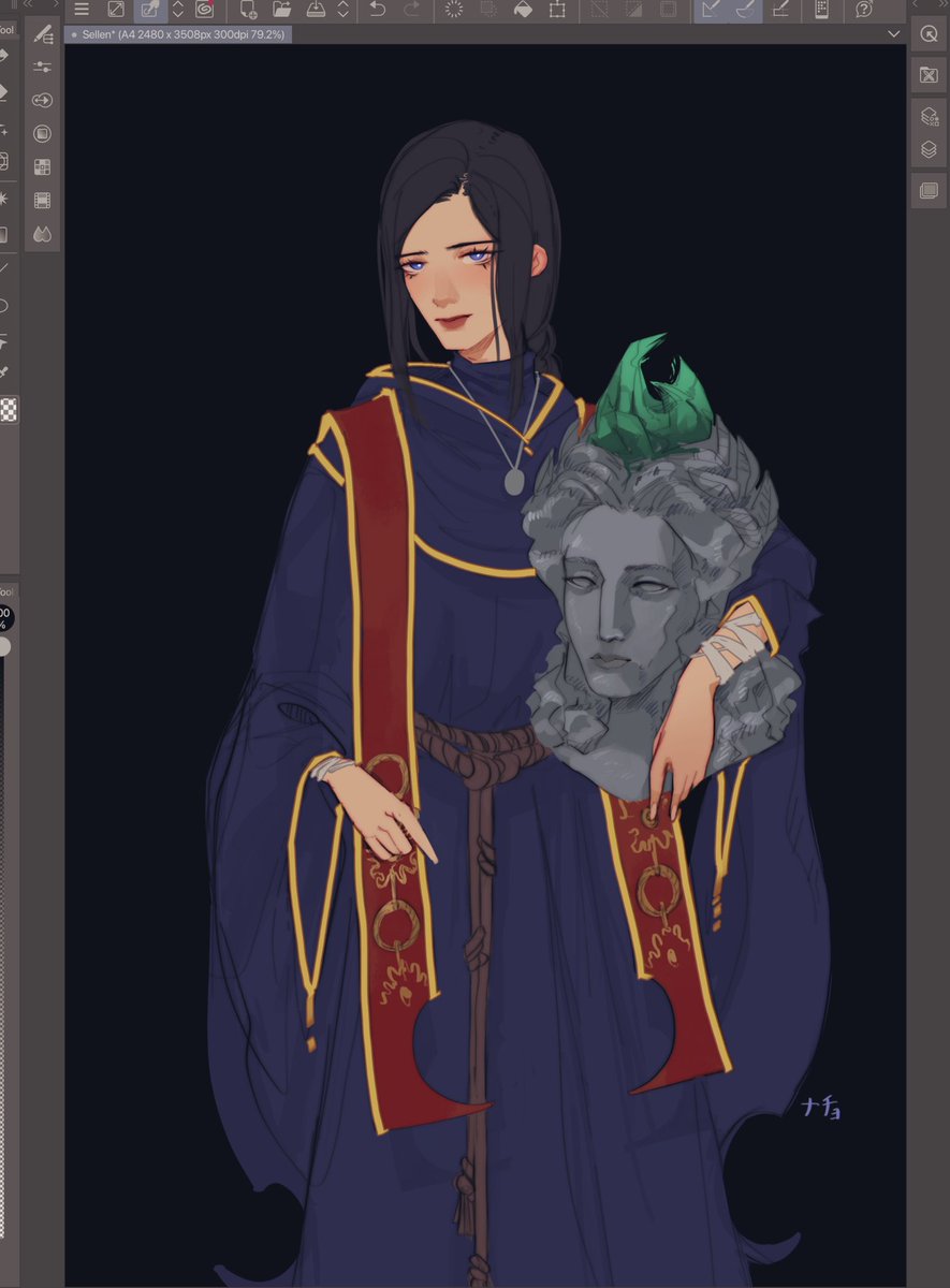 nabcahn's tweet image. not finished in the slightest, I need to keep at this Sellen 🤍