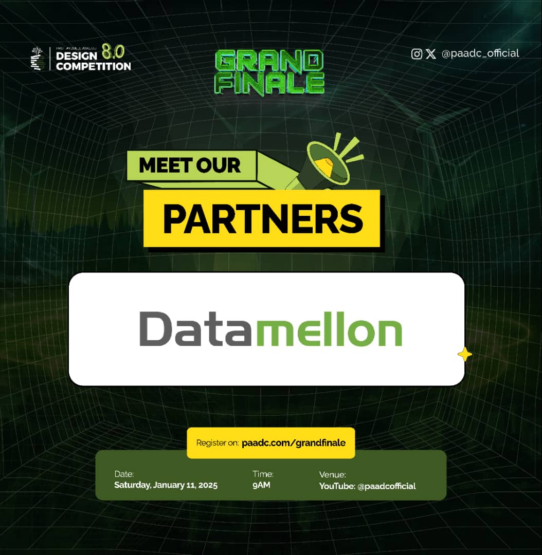 We are thrilled to have DATAMELLON, an expert in Cloud, Data &amp; Generative AI Consulting, as a partner for PAADC 8.0.

Thank you for being an essential part of this journey.🙏

Don’t miss the Grand Finale, register now to join the event!

#PAADC8
#CreateABetterFuture
