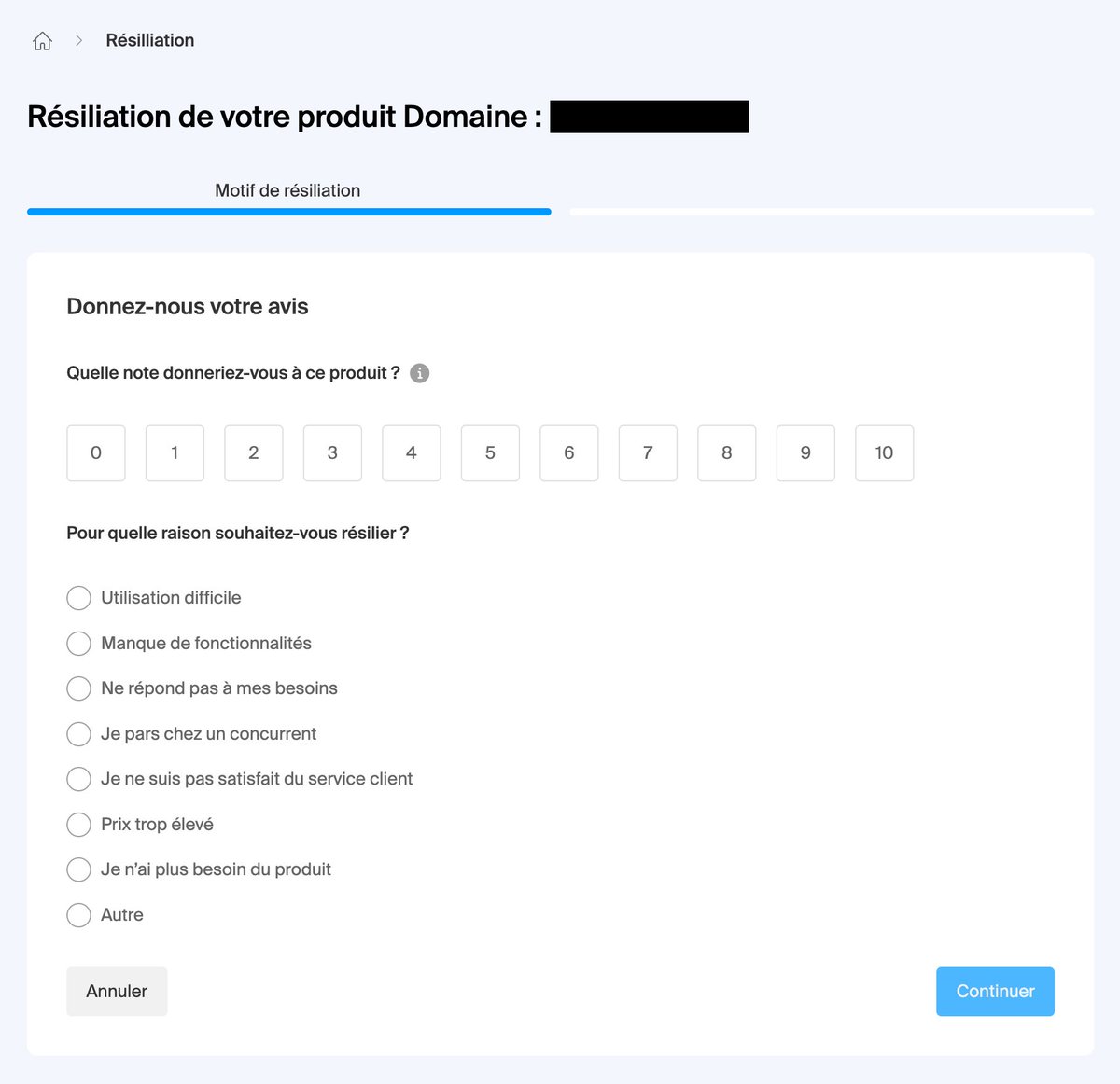 nicolashedger's tweet image. Donc en fait chez @infomaniak, il n&apos;est pas possible de résilier un produit sans fournir de motif de résiliation ainsi que de noter le produit.

Personne n&apos;a envie de répondre à ces questions, un minimum serait de permettre de passer cette étape au lieu de forcer.

Je me demande…