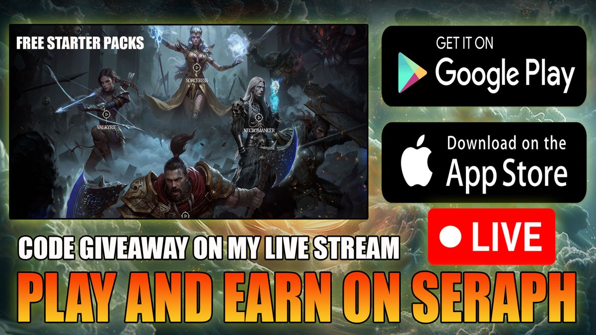 gatzkiee's tweet image. 🎉 Code Giveaway Alert! 🎉 Unlock exclusive in-game rewards with our special activation codes! 🚀 🔑 Follow  🔁 Retweet this post 💬 Comment your Telegram user name and game moment #GameOn #CodeGiveaway #SeraphRPG

Good luck to all participants! 🌟