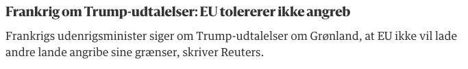 funkdat's tweet image. Viser det her ikke bare at vi i Europa intet har lært af krigen i Ukraine om hvordan man håndtere spradebasser som Putin og Trump?
I stedet for at "true" med noget alle ved bare er EU classic fx regulering af Tech, så fortæl ham at vi forstår problemet men at han er et fjols!