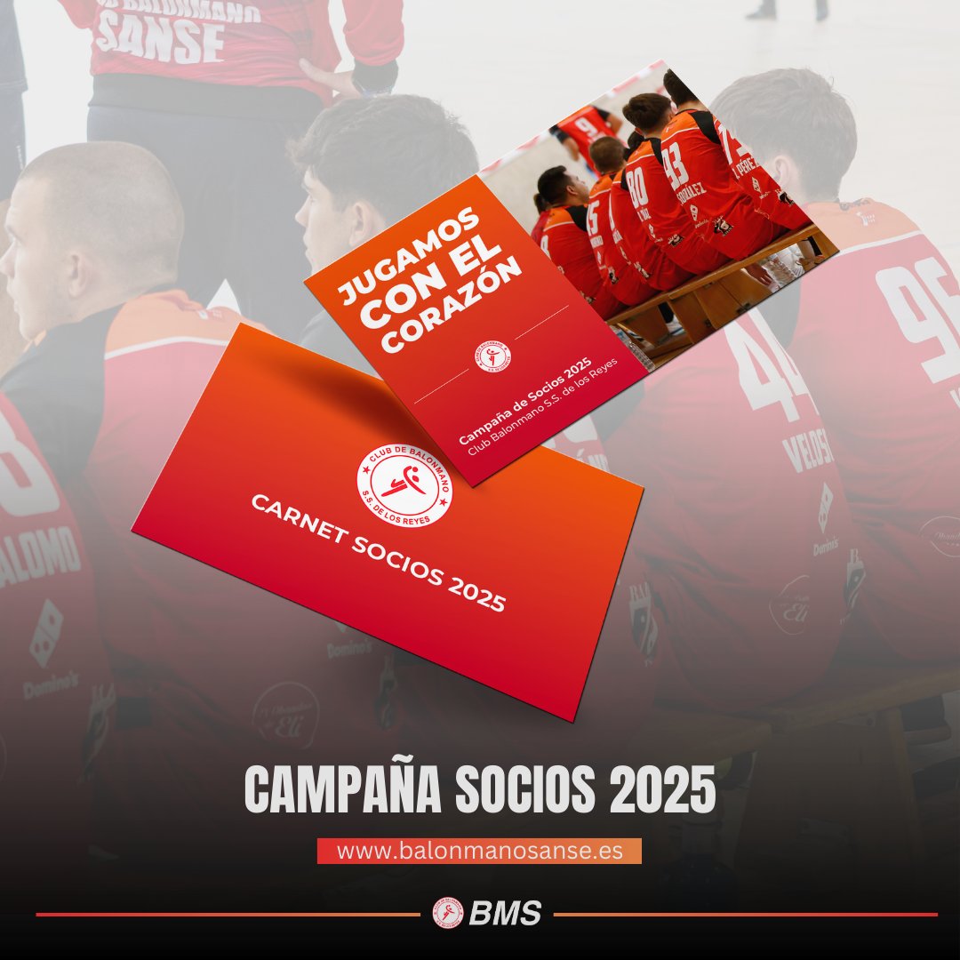 🤝Campaña de Socios 2025 - Club Balonmano Sanse

📲Ya están disponible las cuotas de socio del Club en nuestra tienda: tiendabalonmanosanse.com/producto/socio…

👏Ventajas: balonmanosanse.es/socios/

¡Únete a nuestra familia y forma parte de nuestra historia! #BMSanse❤️
