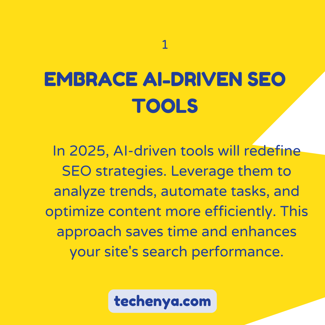 TECHenya's tweet photo. 2025 #SEO Insights in 5 Slides. 

#1 is the most important right now. 

Got a question? Drop it in the comments, we will respond. 

Website: https://t.co/sVkguKCKXv
Email: contact@techenya.com

#DigitalMarketing
#CEOs
#Entrepreneurship
#DigitalMarketing https://t.co/bhpeQlHnrk