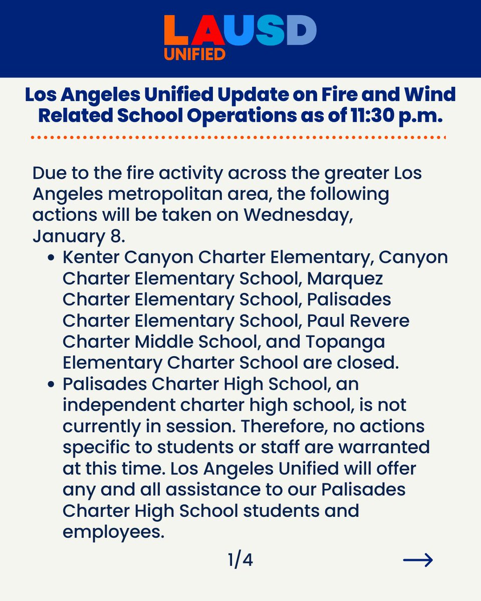 Los Angeles Unified tweet media