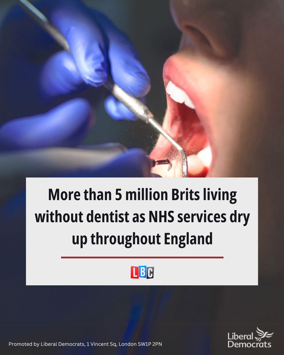 The NHS dentistry crisis is forcing thousands of people into dangerous DIY solutions while creating 'dental deserts' across the country. This is unacceptable.

The government must stop dragging its feet and act now to save NHS dentistry. Everyone deserves access to safe, reliable