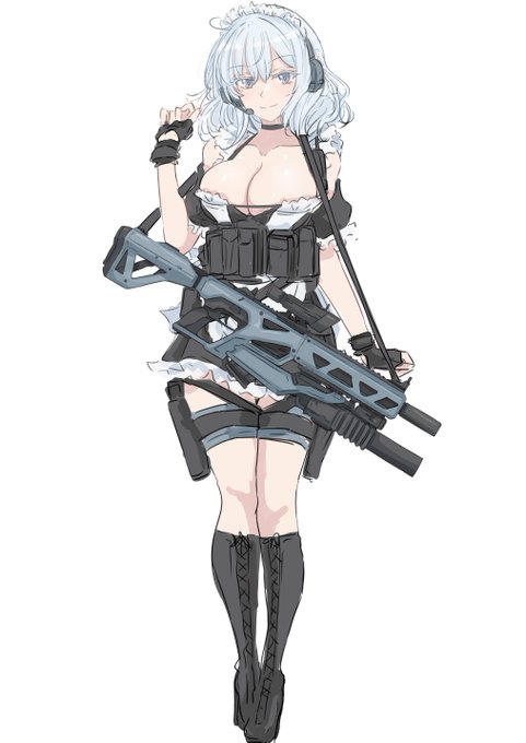 女の子がごつい銃火器振り回すのはロマン 