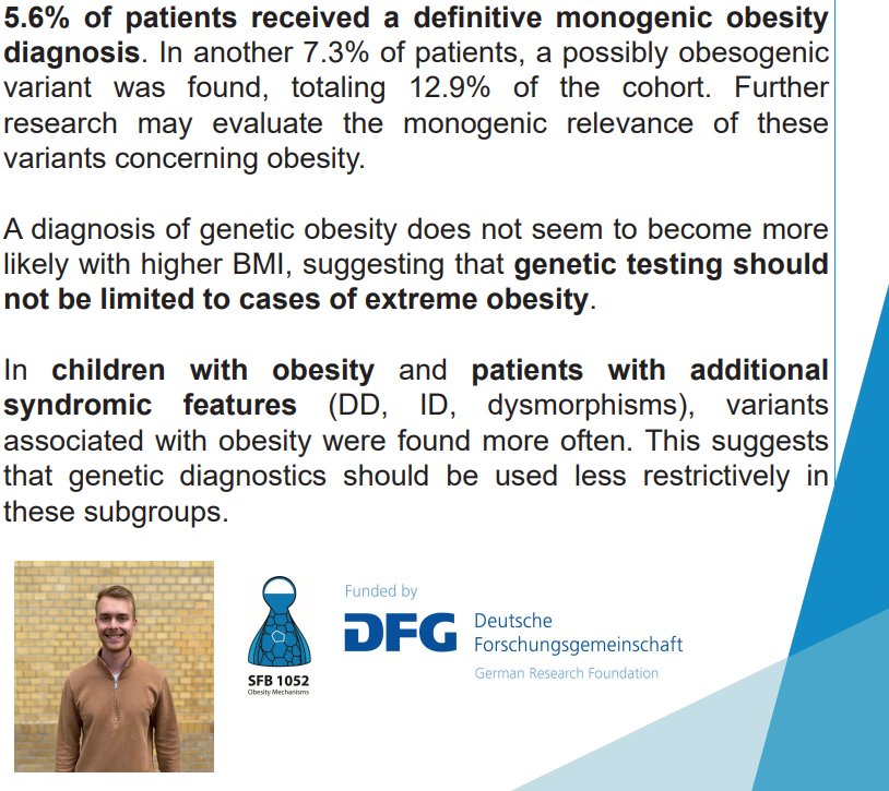 Genetic diagnostic is not part of routine screening in patients with #obesity ↗️ More than one billion people worldwide are now considered obese. Methods &amp; Results here: shorturl.at/FYBXj Thx: <a href="/UniLeipzig/">UNIVERSITÄT LEIPZIG</a> <a href="/DennyPopp/">Denny Popp</a> <a href="/RamiJamra/">Rami Abou Jamra</a> <a href="/lemke_johannes/">Johannes Lemke</a> <a href="/Diana_Le_Duc/">Diana Le Duc</a> <a href="/dfg_public/">DFG public | @dfg_public@wisskomm.social</a>