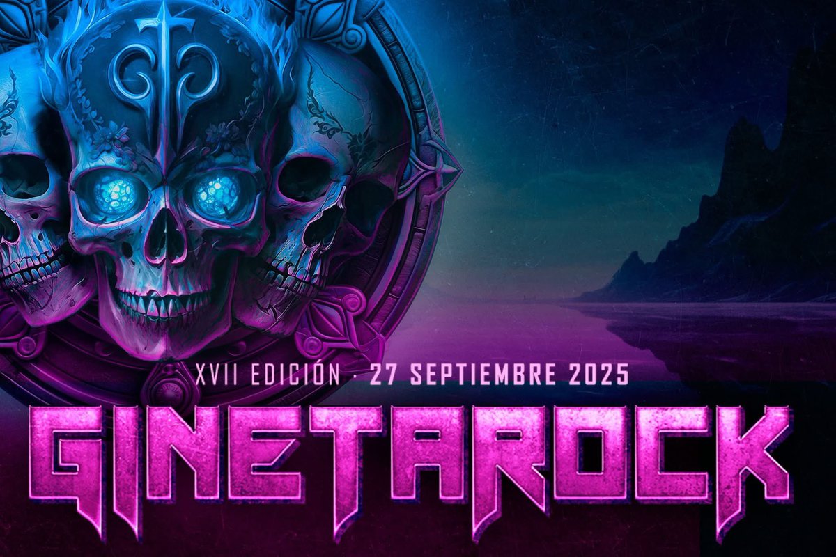 🔥 Ginetarock 2025 comienza a rugir!!🔥
La XVII edición del festival Ginetarock, se celebrará el sábado 27 de Septiembre de 2025, en La Gineta (AB).
Aprovechamos para anunciar la alianza metalera de Asoc Rock "Corazón de Metal" 🖤 
y Leyendas del Rock.
En breve más noticias.😎🤘🏻