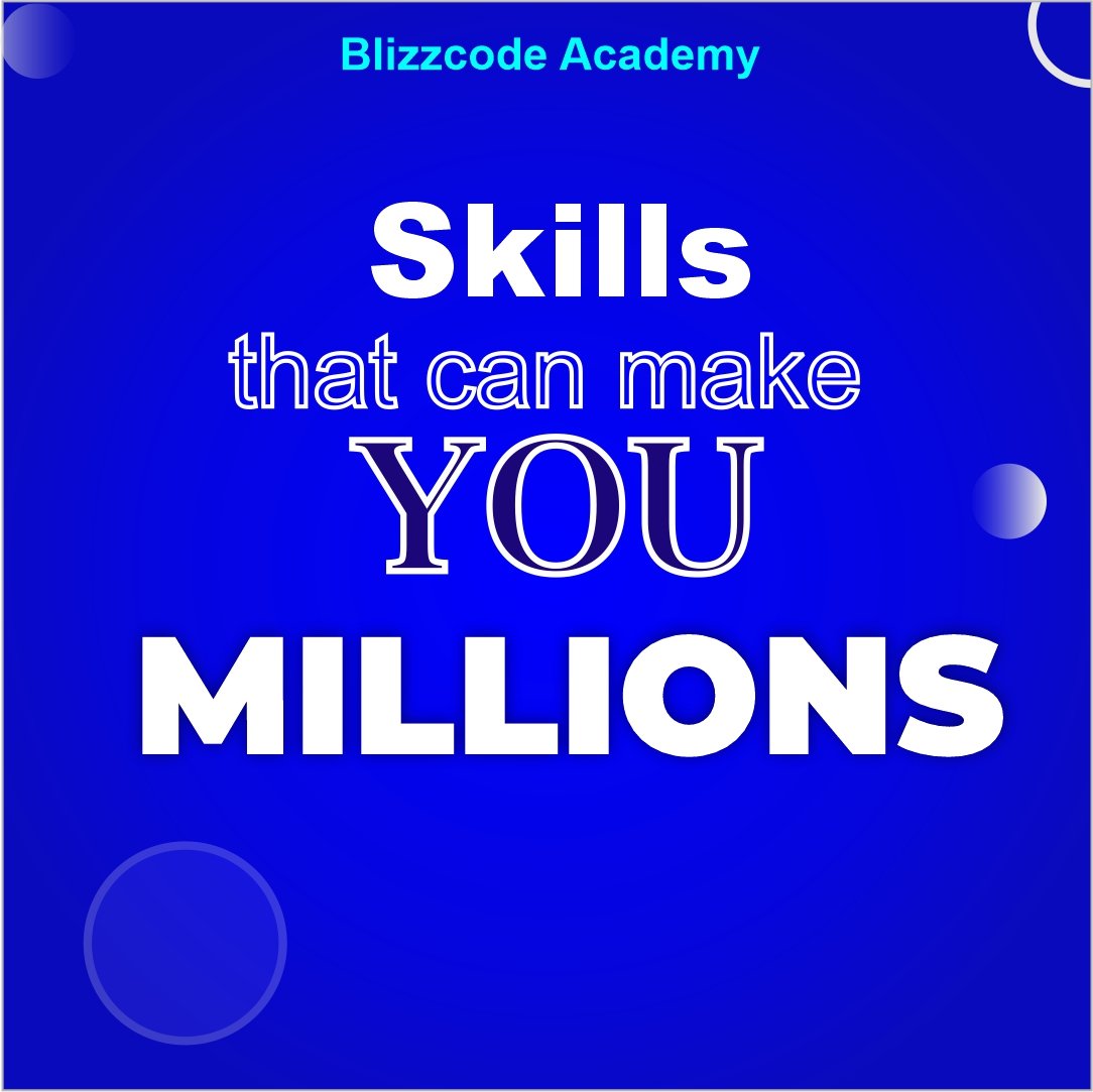 blizz_code's tweet image. Do you want to make millions?
You can! How?
If you develop these soft skills, you can make millions as a Techie.
These skills will not only help you maintain your job but will aid you in finding more jobs.
Ready to do so? Read through the slides
#blizzcodeacademy #softskills