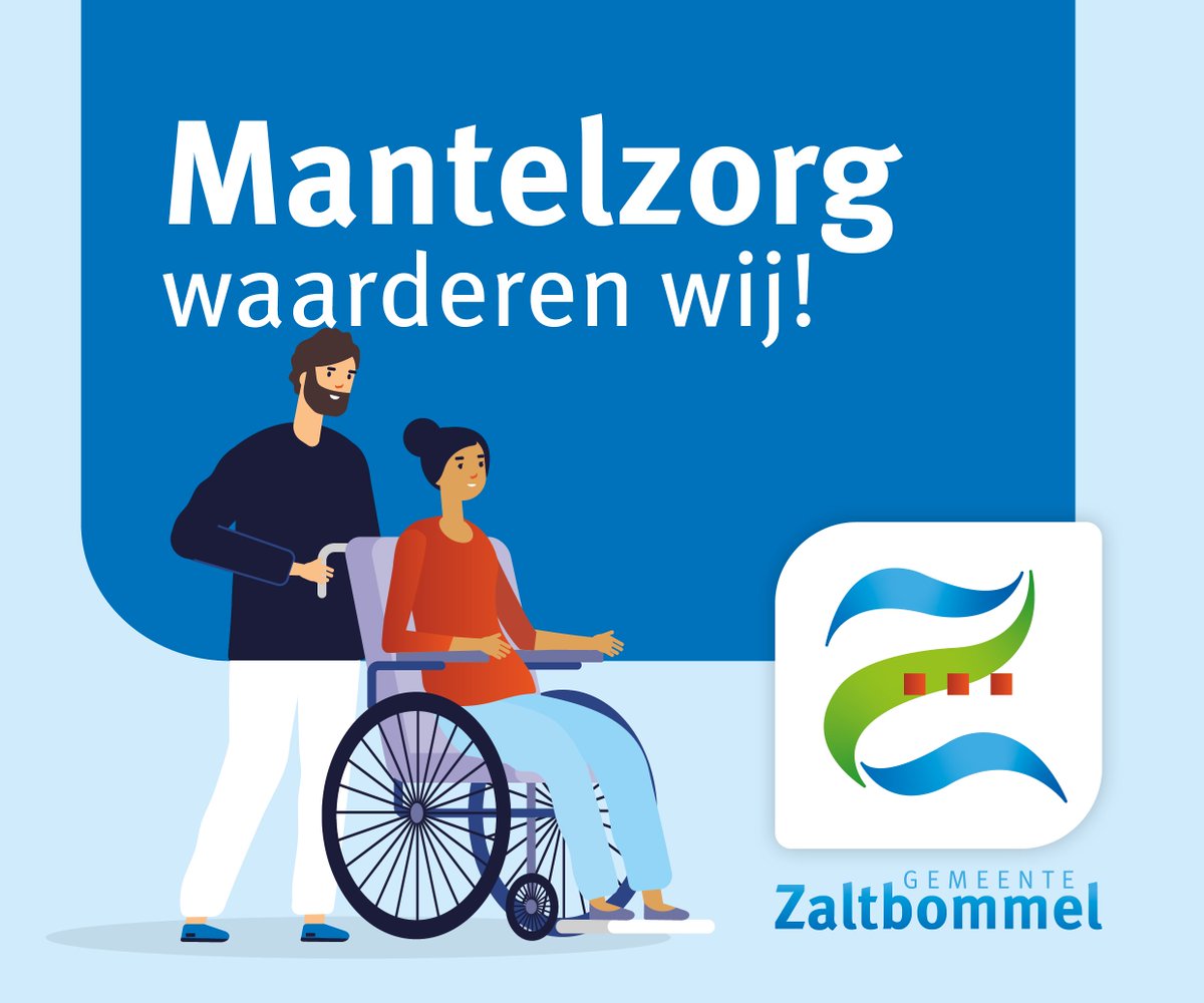 Krijgt u hulp van een mantelzorger? Dan kunt u ook dit jaar voor diegene een bedrag van €100 aanvragen! Het aanvragen kan tot en met 16 februari 2025.  Meer weten? Kijk op zaltbommel.nl/mantelzorgwaar….