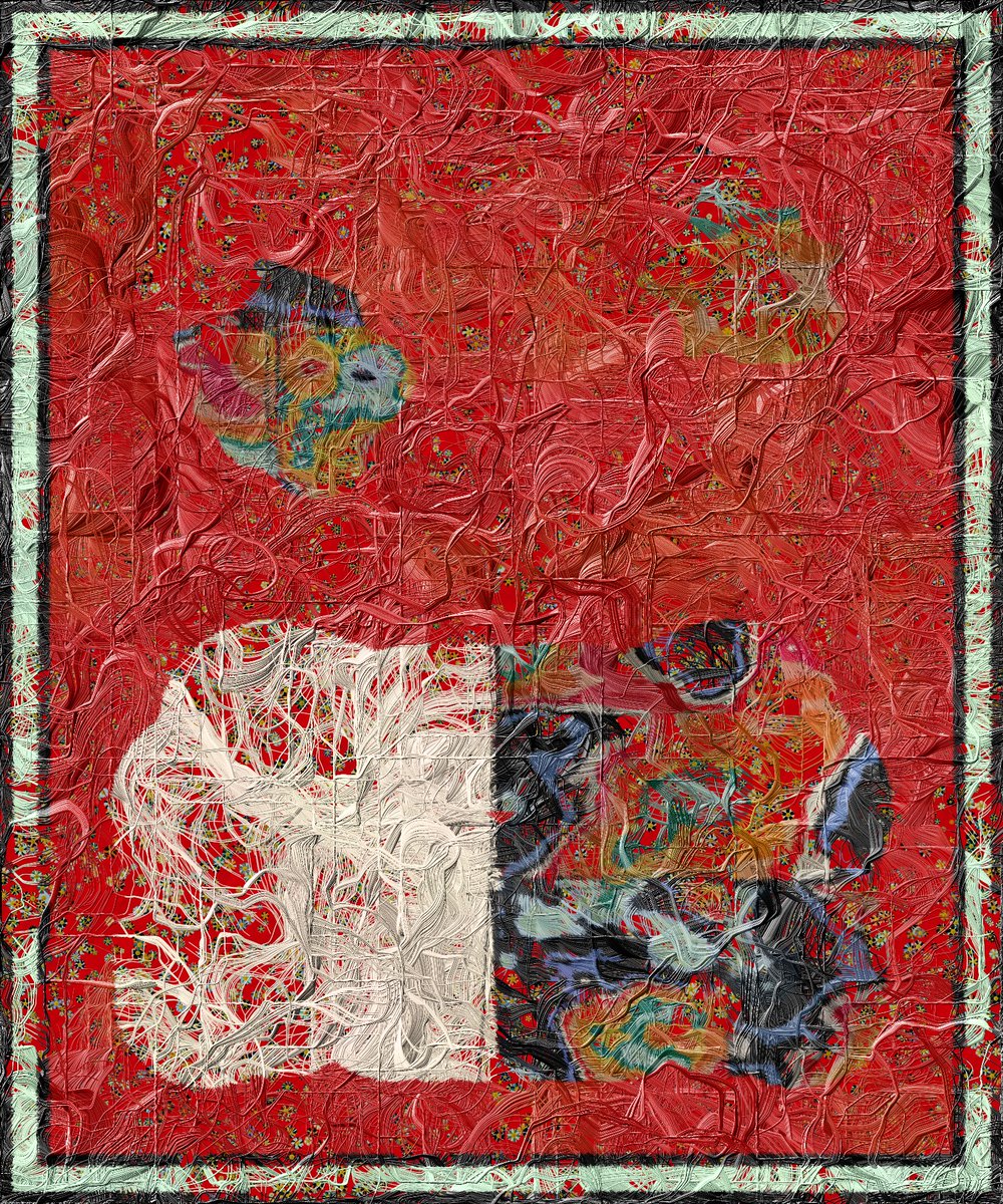 BaretLaVida's tweet image. 'Primavera' is not just colour and shape.
Beneath its Botticelli-like strokes, there is a solid structure that represents technology. That structure is the invisible support that holds each work. 🧱🔗
#creativecoding #codeart #art #p5js #AOB #ArtOnBitcoin