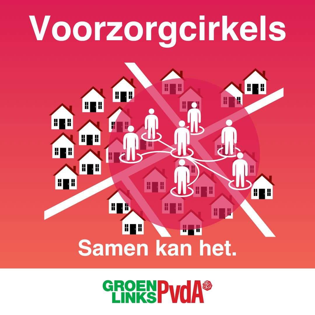 De toenemende vergrijzing is tot 2040 een toenemend probleem. Daarom steun ik van harte de ontwikkeling van #voorzorgcirkels.
