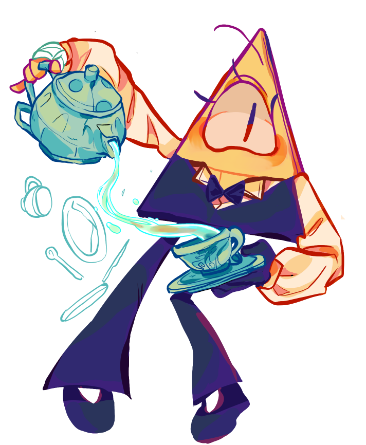 HanakoRan2009's tweet image. Would you like some tea? #BillCipher