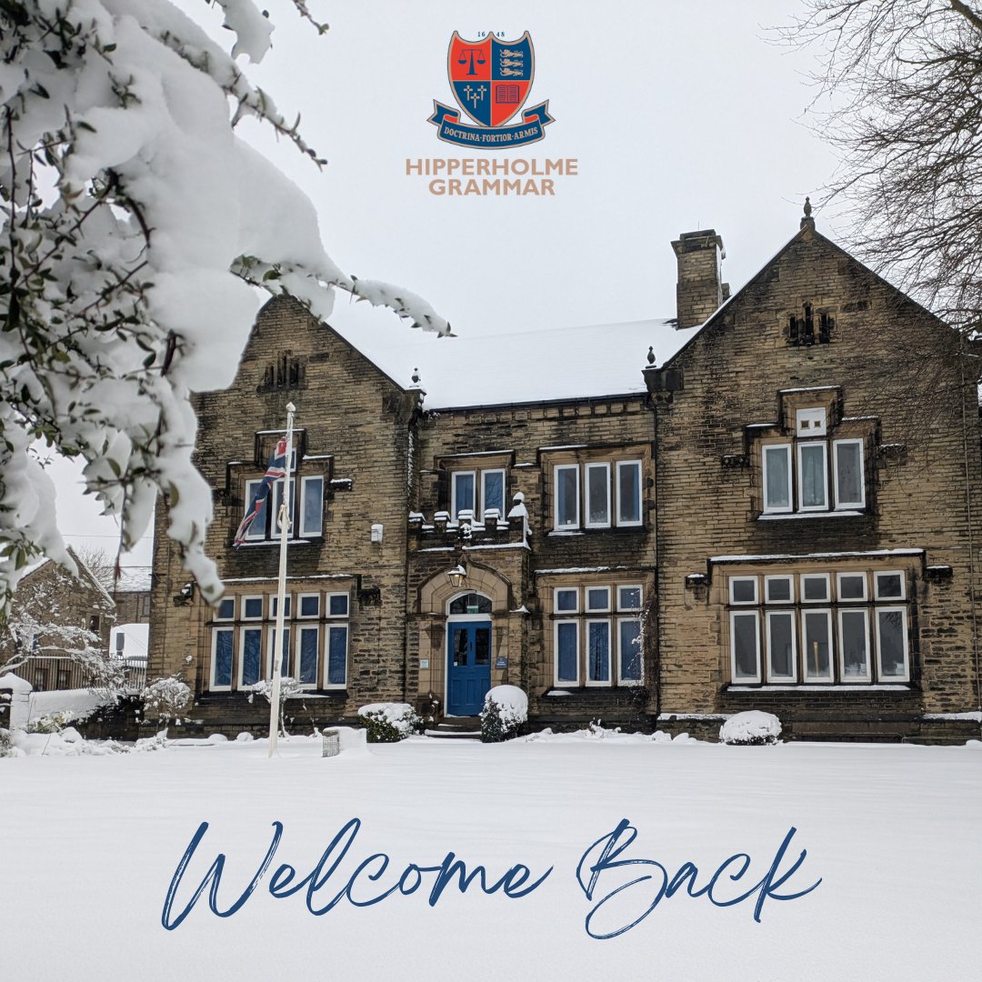 ❄ Happy New Year and Welcome Back to a wintery HGS! ❄

We hope you all had a lovely Christmas break and are ready for a fantastic Spring Term.

Our caretakers have worked tirelessly to allow the school to open today and many of our staff helped with clearing snow yesterday.