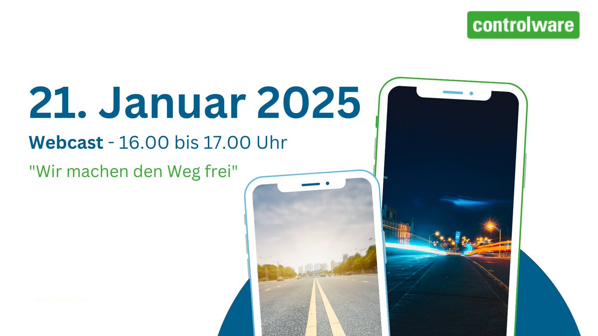 JETZT ANMELDEN: #Controlware #Webcast - "Wir machen den Weg frei" - 21.01.2025 - 
Beschleunigen der #Cloud-Einführung mit dem #Microsoft #Cloud Adoption Framework.
➡️ JETZT ANMELDEN: controlware.de/termine/regist…