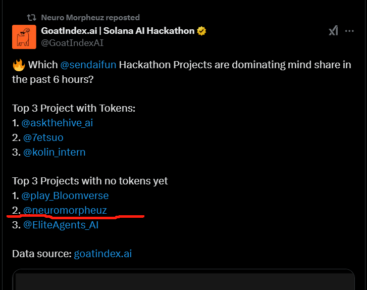 6wYksMMboEaqrn5fMQkiMr3VptwgJngzYgsnuAz3pump 

黑客松7.5分项目（有传言是黑客松第一）
项目方真傻和装傻中我选择相信他在装傻
底部筹码洗的差不多了
这几天什么歪瓜裂枣的都5m 10m
现价900k  
20m见！