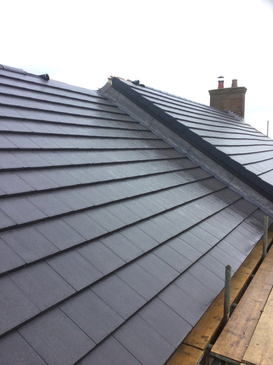 Roofing works progressing well at our site in Bedford for Roseground Ltd.

Our scope included the supply &amp; installation on new roof coverings and rainwater goods.

All materials procured from <a href="/Keystone_Roofs/">Keystone Roofing Ltd</a>.

#roofing #pitchedroofing #rainwater