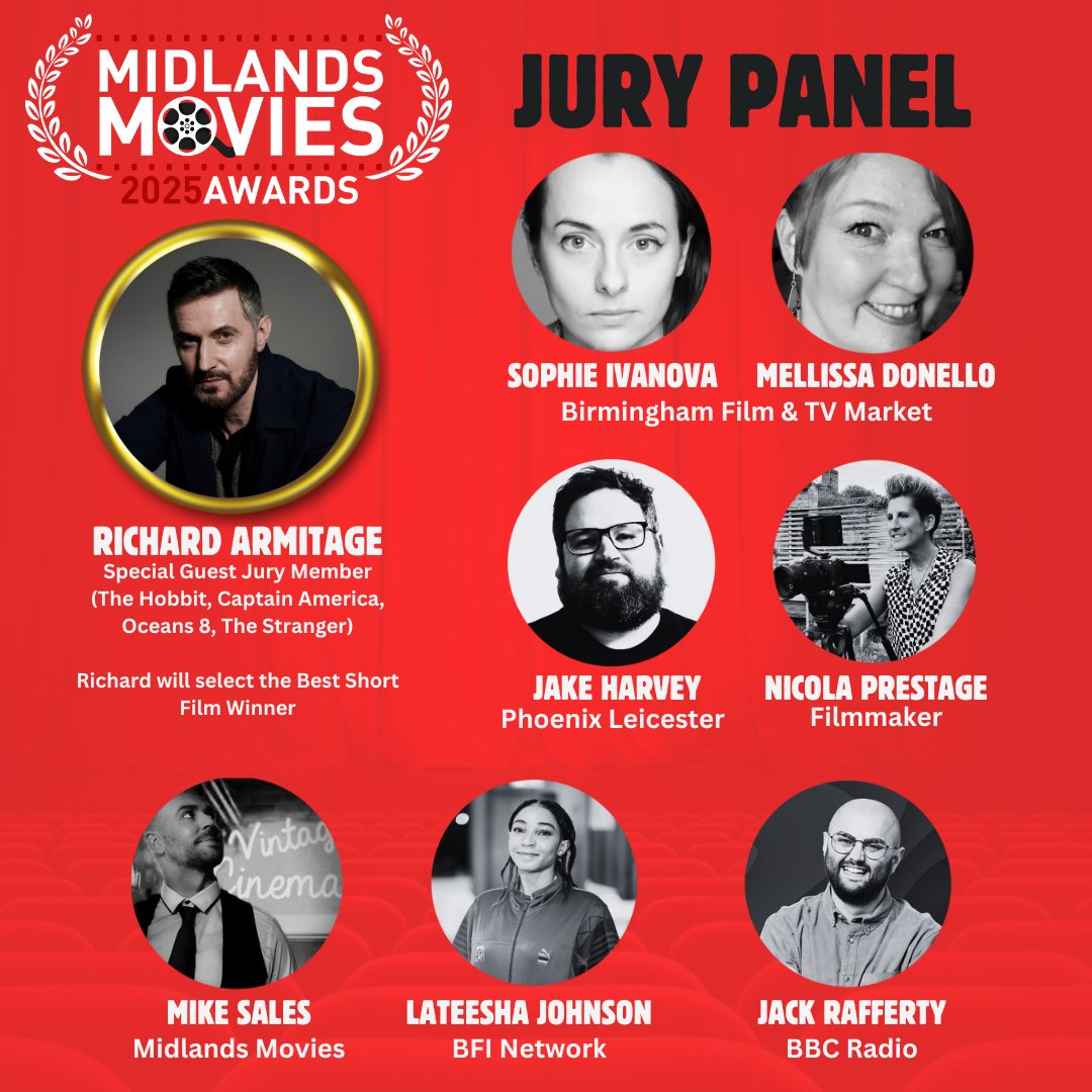 Check out the fantastic Midlands film industry professionals on our jury panel who can't wait to see your locally made film projects

You can submit a film to the next Midlands Movies Awards by Feb 4th 2025

filmfreeway.com/MidlandsMovies…