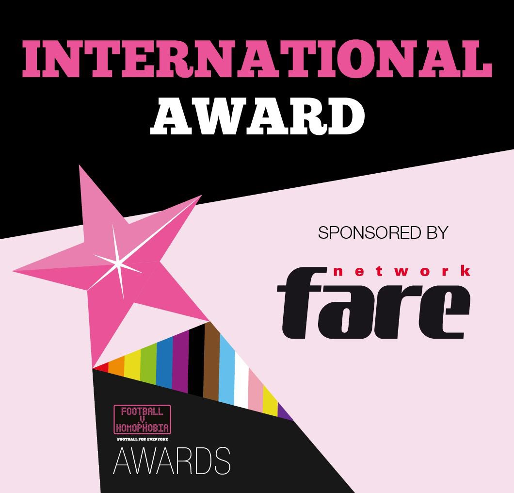 FootballvHomophobia (@fvhtweets) on Twitter photo π£ A HUGE thank you to <a href="/farenet/">Fare</a> for joining us as the #FvH2025 Awards International Award Sponsor πβ½οΈπ
Only 1 DAY TO GO to nominate! Letβs celebrate those clubs, groups & leagues outside the UK working hard to make sure football is for everyone π³οΈβππ³οΈββ§οΈ
footballvhomophobia.com/awards/ π£ A HUGE thank you to <a href="/farenet/">Fare</a> for joining us as the #FvH2025 Awards International Award Sponsor πβ½οΈπ
Only 1 DAY TO GO to nominate! Letβs celebrate those clubs, groups & leagues outside the UK working hard to make sure football is for everyone π³οΈβππ³οΈββ§οΈ
footballvhomophobia.com/awards/