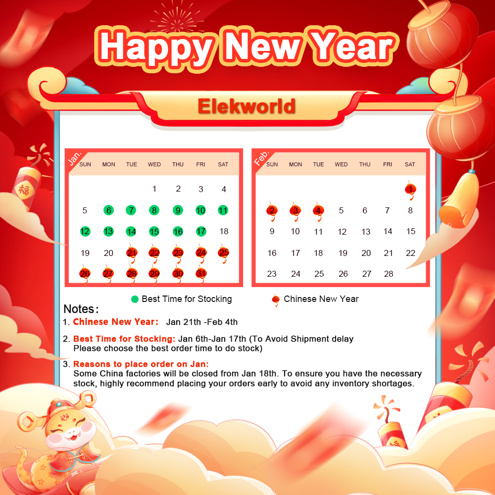 ElekworldL's tweet image. The 2025 Chinese New Year (21th, Jan-4th, Feb) is coming, there are some critical business factors that you must consider.📢📢📢
👉 wa.me/8613590142302
#elekworld #iphonescreen #mobilerepair #iphonerepair #backcover #oledscreen #repairshop #iphonebattery #screenrepair