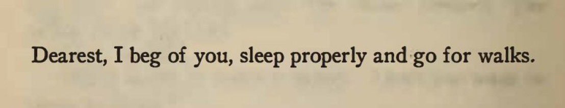 Franz Kafka, a writer known for his dark, absurd, and existential topics, advises his beloved on how to maintain one’s sanity:
