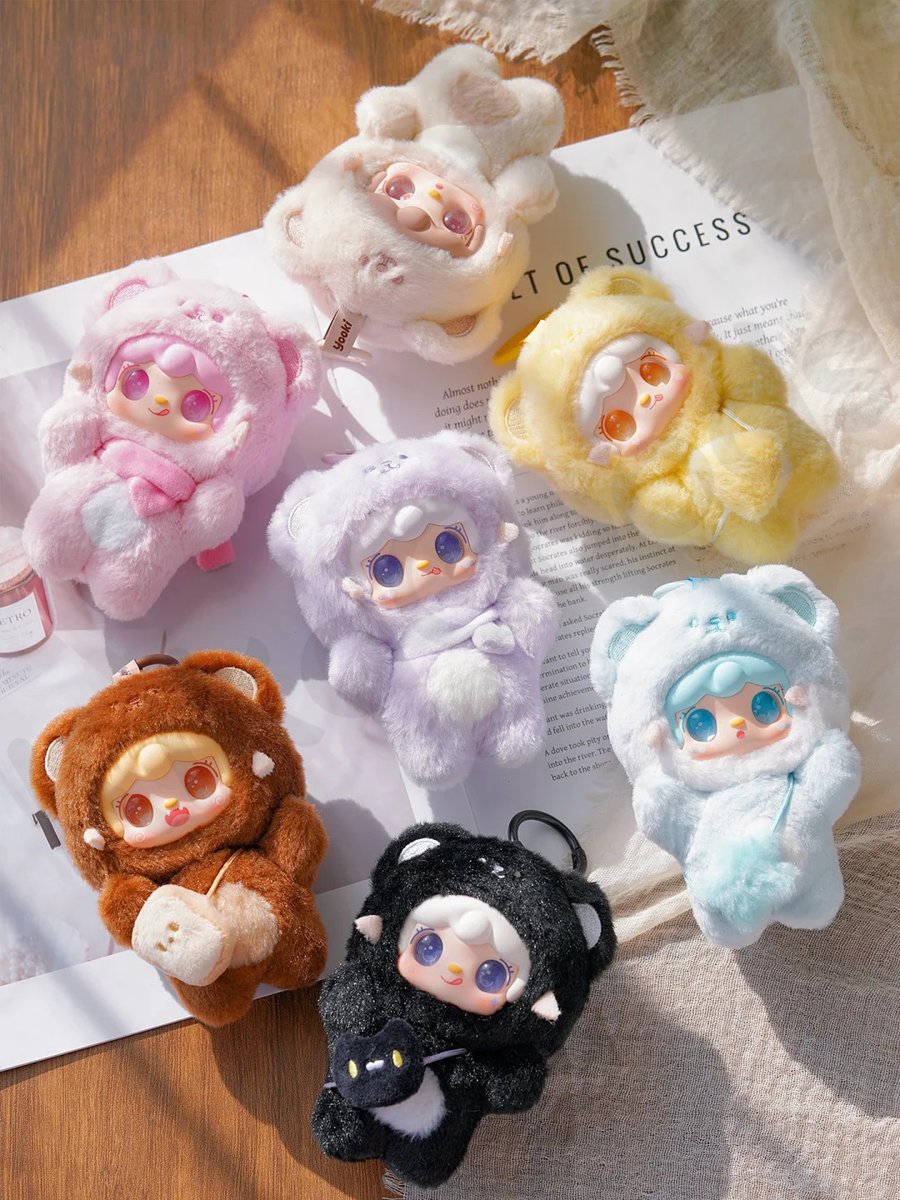 🤗Yooki Take a Bite of Bear シリーズ ぬいぐるみ ブラインドボックス