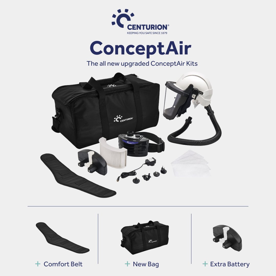 Centurion Safety Products Ltd (@csp_ltd) on Twitter photo More comfort. More style. More power. 💨✨
The upgraded ConceptAir kit is here—with a comfort pad, a sleek new bag, and an extra battery to keep you going longer. Safety just got smarter.
🔗centurionsafety.co.uk/product/concep…
📞+44 (0) 1842 754266
✉️orders@centurionsafety.co.uk More comfort. More style. More power. 💨✨
The upgraded ConceptAir kit is here—with a comfort pad, a sleek new bag, and an extra battery to keep you going longer. Safety just got smarter.
🔗centurionsafety.co.uk/product/concep…
📞+44 (0) 1842 754266
✉️orders@centurionsafety.co.uk