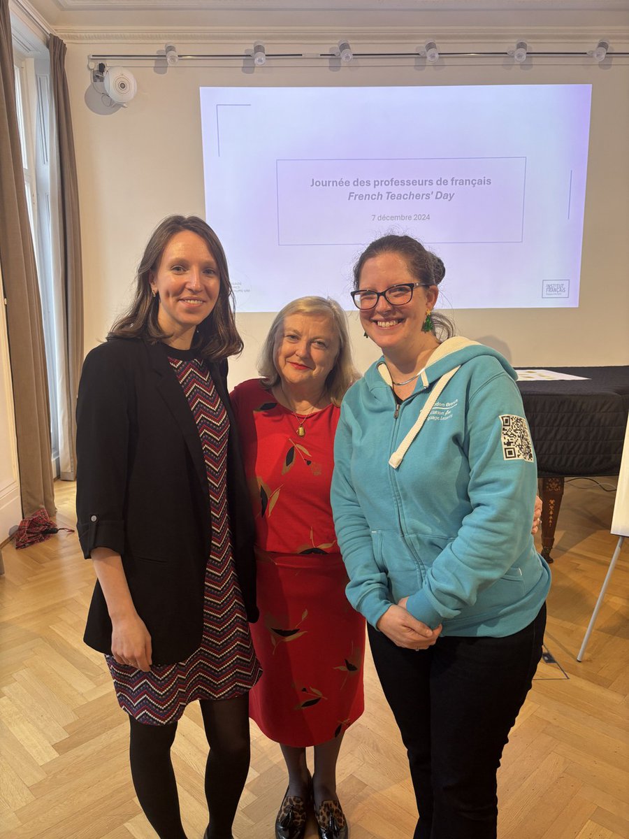 angloeuropean73's tweet image. 🇫🇷Mrs Porsz recently attended the French Teacher Day at the Institut Français.

It was a fantastic opportunity to collaborate with French-teaching colleagues and to engage with the resources and opportunities offered by the Institut. 

Bonne Année!

#NCLE #Beeleigh #LanguageHubs