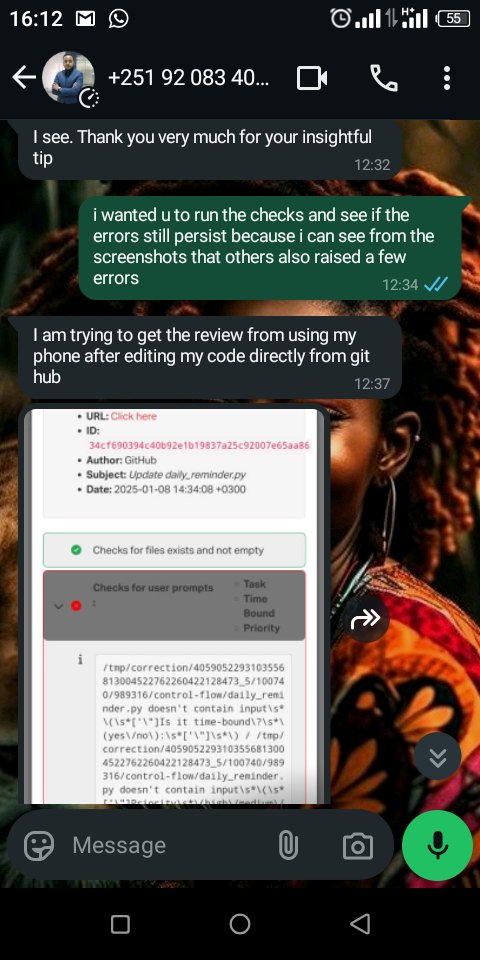 prospa_ap's tweet photo. #Alx_BE making friends in the NorthEast of Africa on #Alx.
Thankyou for reaching out,
Ild like to connect with more learners, so we can grow solving problems and doing hard things
#alxbackendwebdev
#ALX https://t.co/7lKf9ZEasL