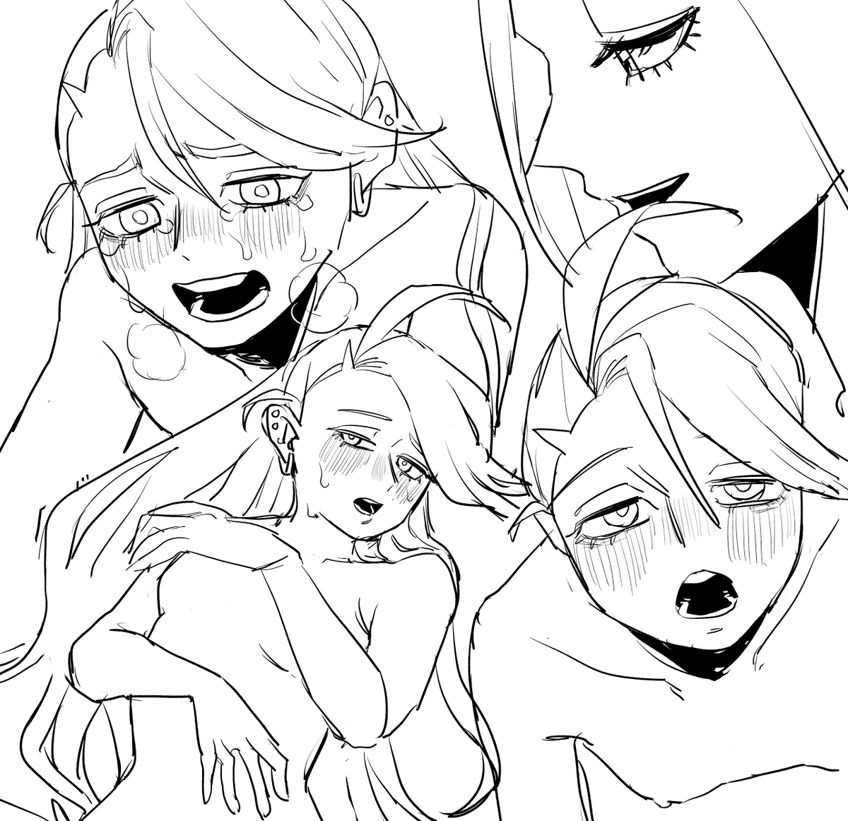 チの受け顔 