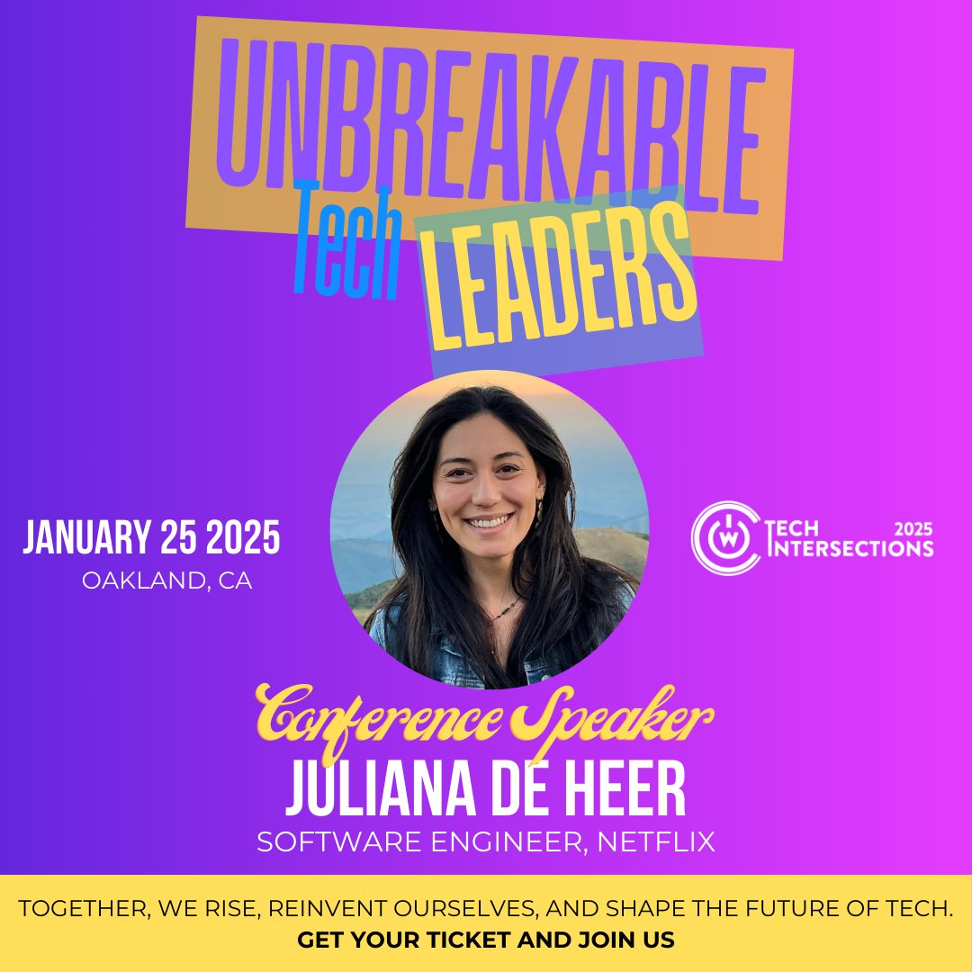 tech_intersect's tweet image. Ready to master systems design? Join Juliana de Heer and walk through real-world prompts, craft architecture diagrams, & leave with a framework + cheat sheet to ace interviews & projects.
🗓️ Jan 25 | #Mills #Oakland
🎟️ Tickets: bit.ly/2025techinters…
#TechIntersections