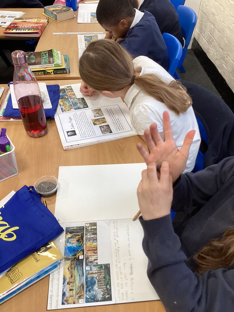 We started our new art unit on John Piper. We looked at examples of Piper’s paintings and explained how they make us feel.