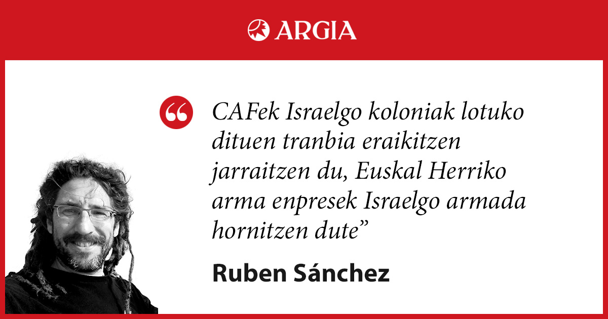 ARGIA (@argia) on Twitter photo IRITZIA | Palestinarenak (eta munduarenak) egin du
– Ruben Sánchez (<a href="/arlotea/">ruben sánchez bakaikoa</a>), irakaslea:
argia.eus/argia-astekari… IRITZIA | Palestinarenak (eta munduarenak) egin du
– Ruben Sánchez (<a href="/arlotea/">ruben sánchez bakaikoa</a>), irakaslea:
argia.eus/argia-astekari…