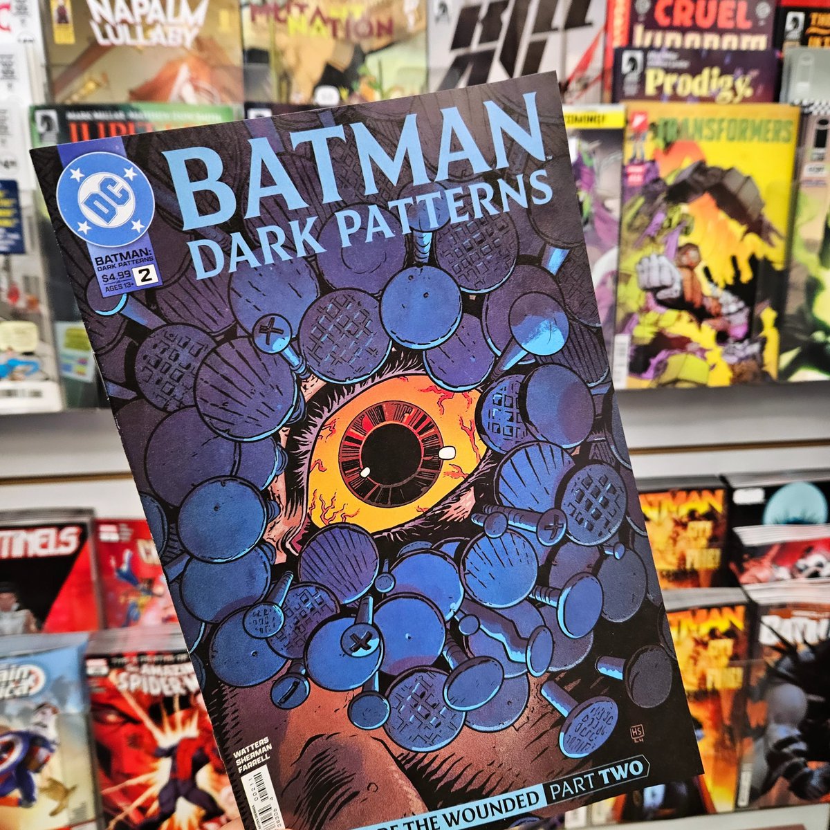 Batman: Dark Patterns #2 is out today from Dan <a href="/DanPGWatters/">Dan Watters</a> &amp; <a href="/Cleanlined/">Hayden Sherman</a>. We were crazy about issue one and can't wait for a go of this week's issue. An old school Batman mystery thriller, its unmissable.
