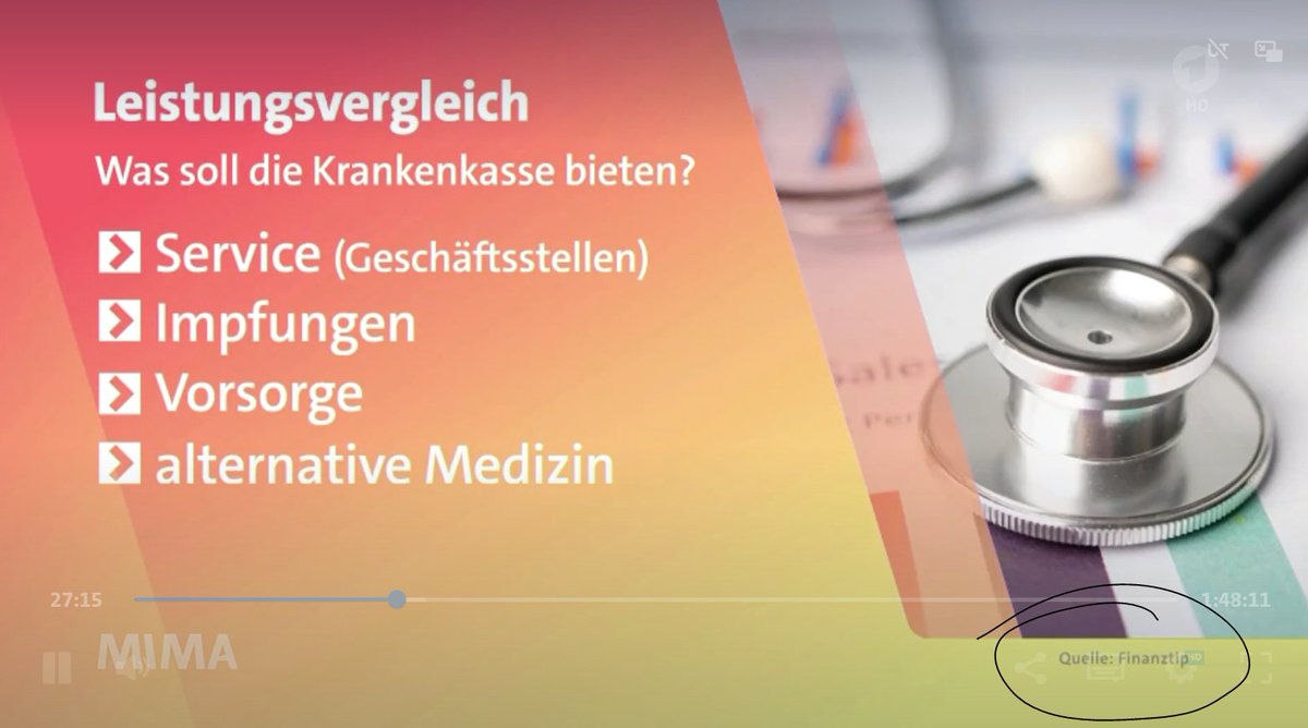Jetzt sind die #Krankenkasse für den Jahresbeginn mit den #Beitragserhöhungen durch. Bei <a href="/Finanztip/">Finanztip</a> findest Du die aktuell günstigen und leistungsfähigen Kassen + kannst hunderte € sparen. Im #ARDMima habe ich die 33 Kriterien unserer Bewertung erklärt ardmediathek.de/video/mittagsm…